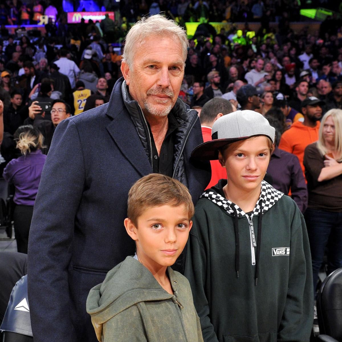 Celebrities At The Los Angeles Lakers Game