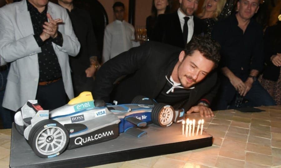 Make a wish! Just the day before, Orlando was in awe of his race car custom cake. He blew out the candles as his father Colin Stone and friends racer friends helped ring in his special day at Hotel Amanjena in Marrakech, Morocco.
Photo: David M. Benett/ Dave Benett/ Getty Images