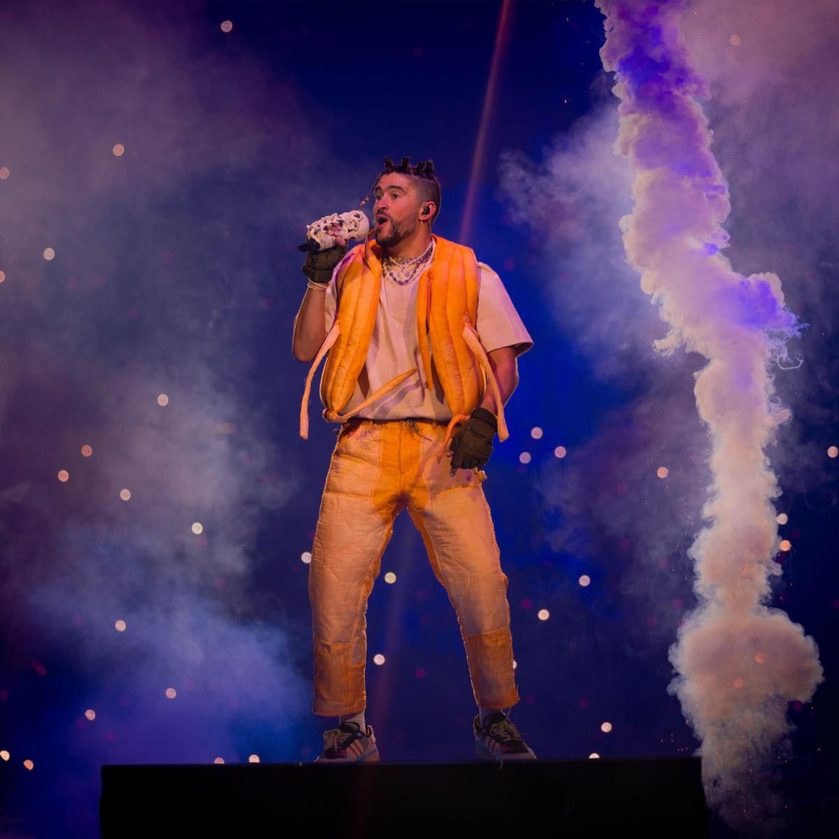 Bad Bunny performs at El Ultimo Tour Del Mundo in Denver, CO