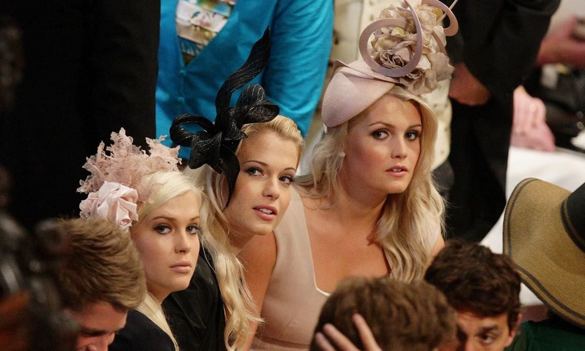 Lady Amelia, Lady Eliza and Lady Kitty Spencer attended Prince William and Kate Middleton's royal wedding in 2011