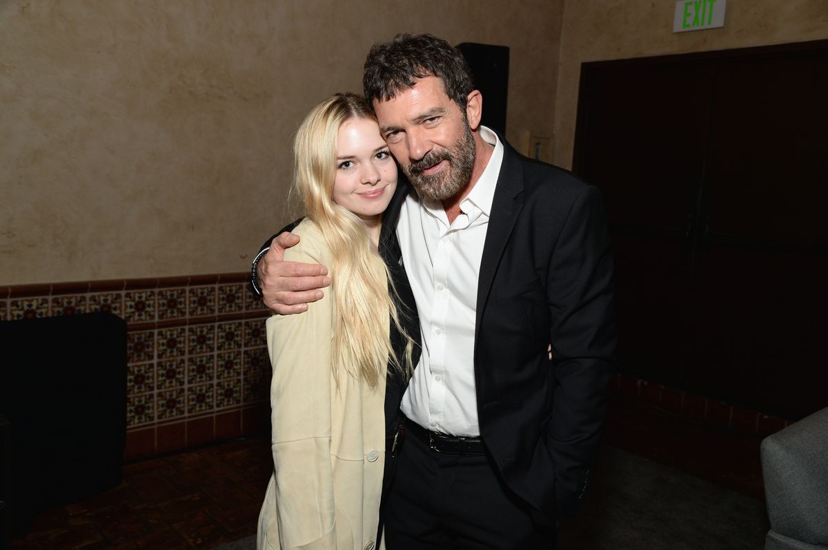 Antonio Banderas and Stella del Carmen Banderas 