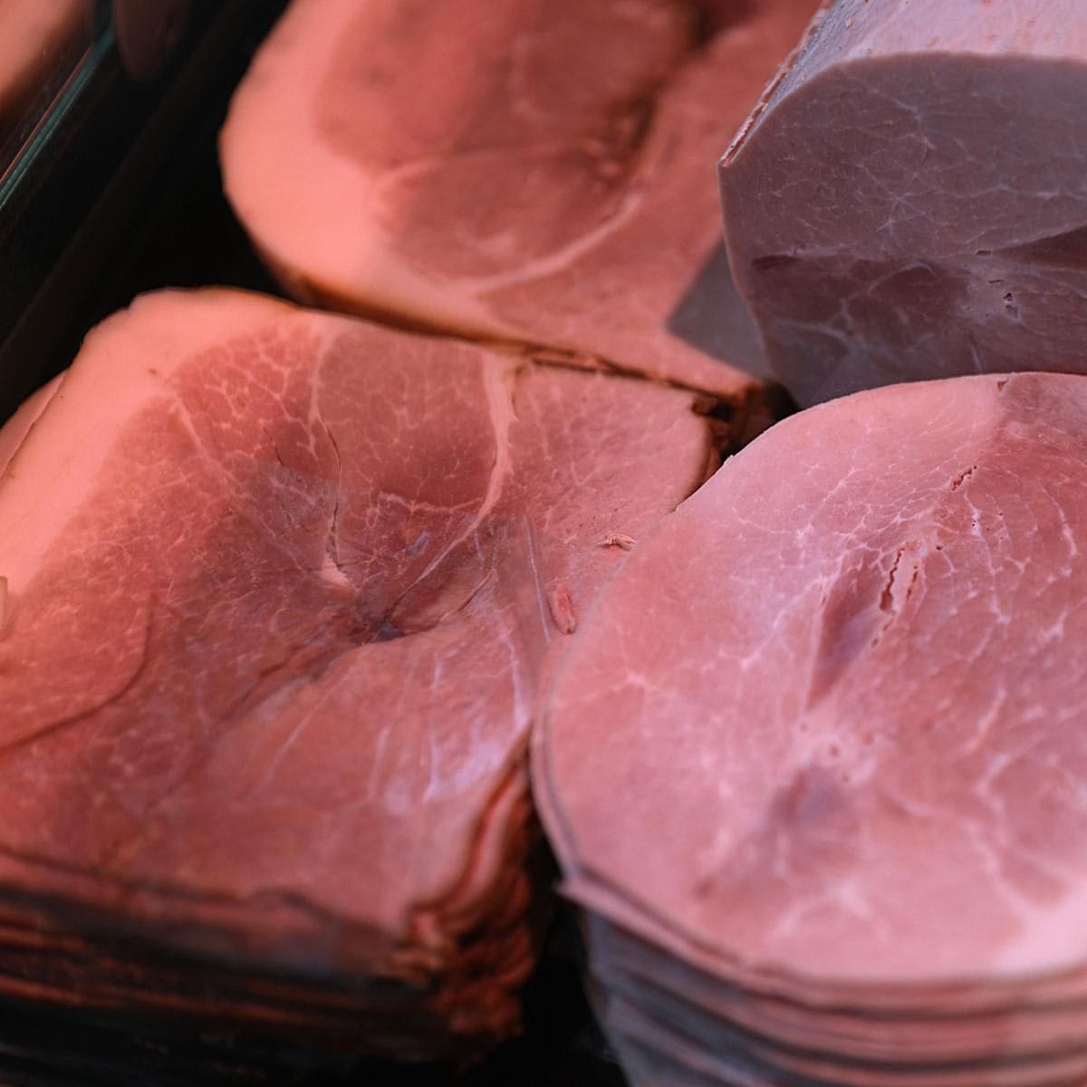 Sausage and meat in a butcher's shop