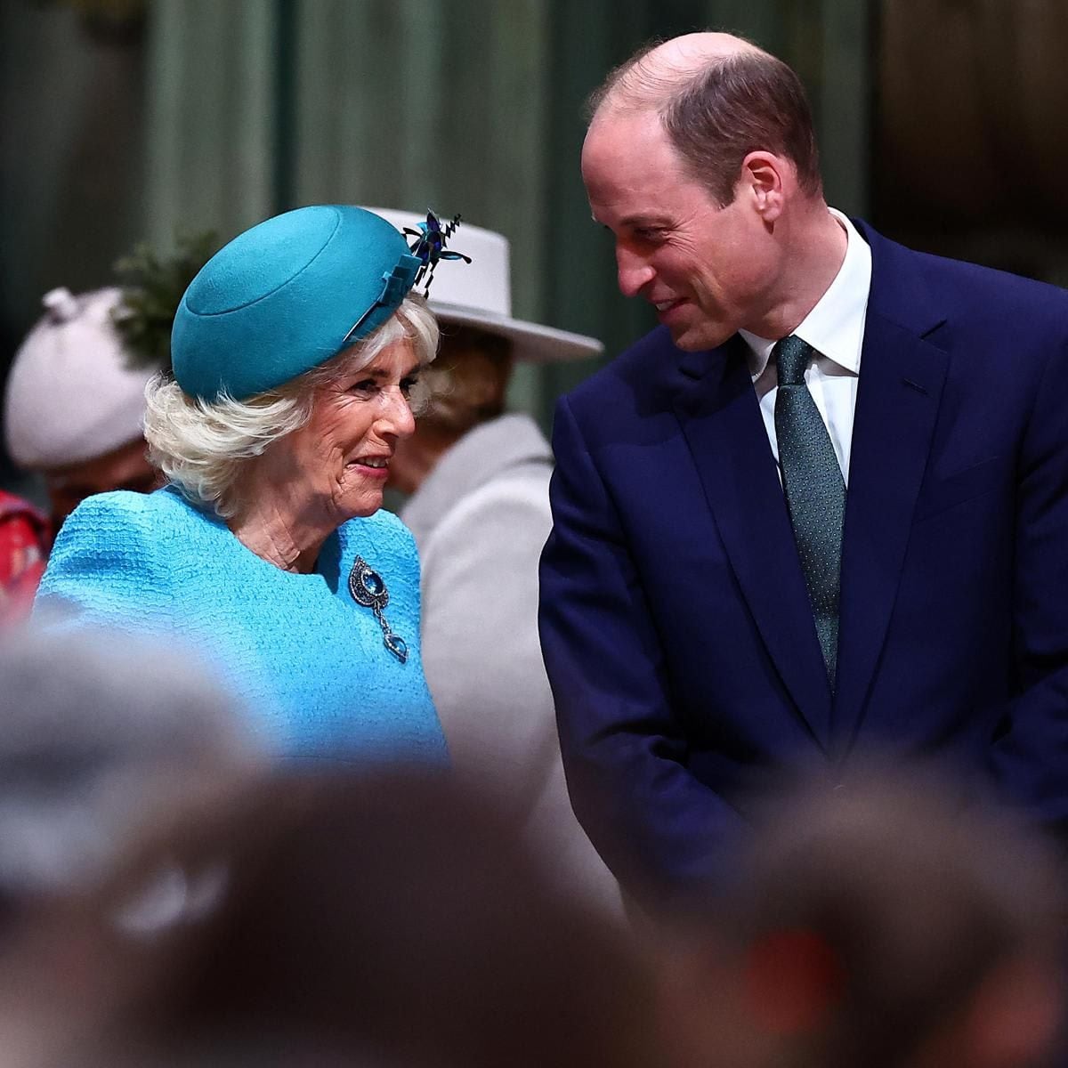 The Prince of Wales joined Queen Camilla at Westminster Abbey for the service