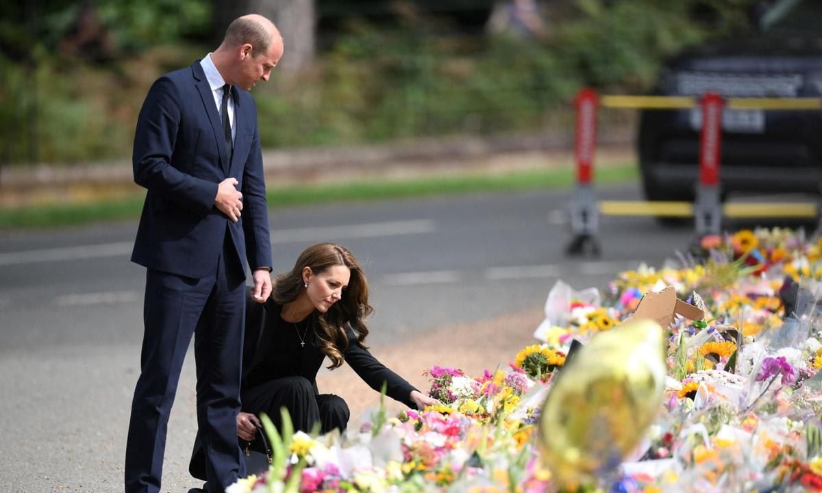 The Prince and Princess of Wales visited Sandringham on Sept. 15