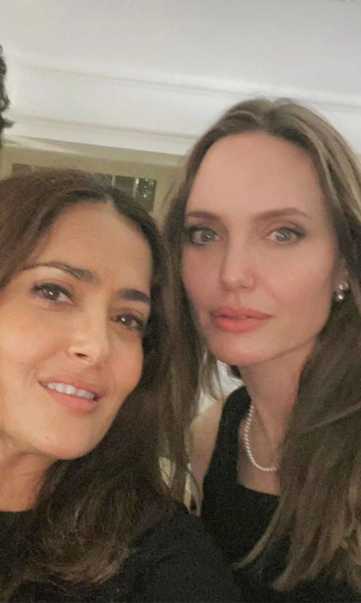 Angelina Jolie and Salma Hayek working together on The Eternals