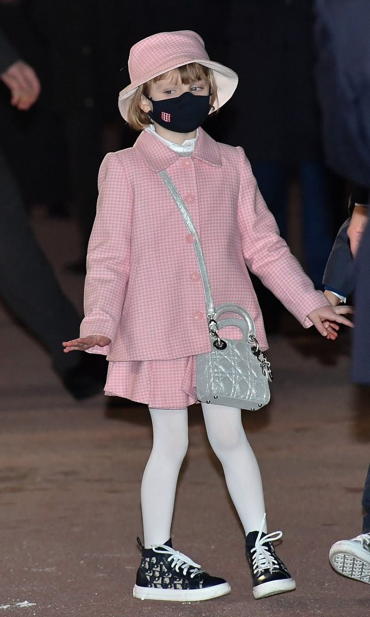 Princess Gabriella wore a Dior ensemble on Jan. 26