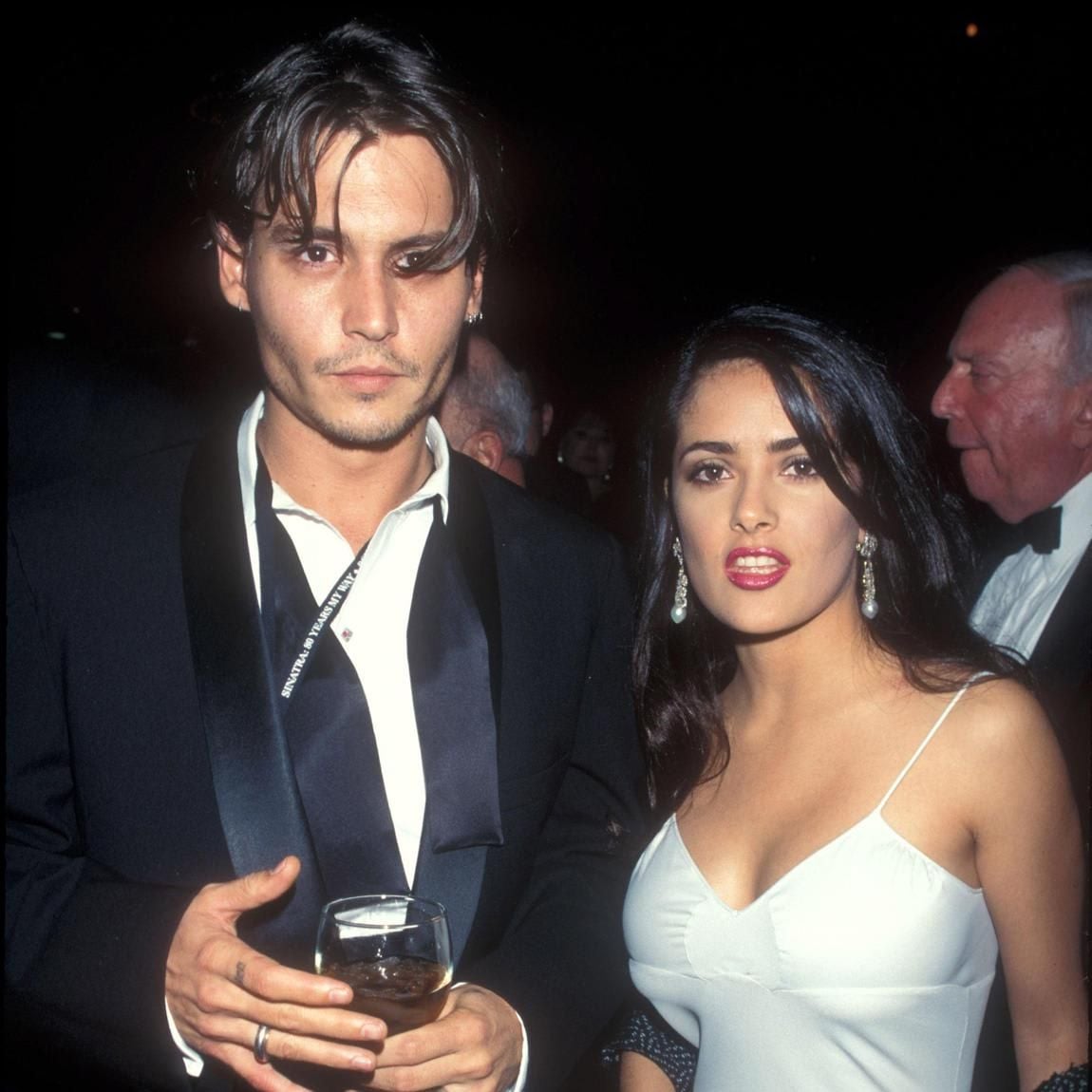 Salma Hayek and Johnny Depp