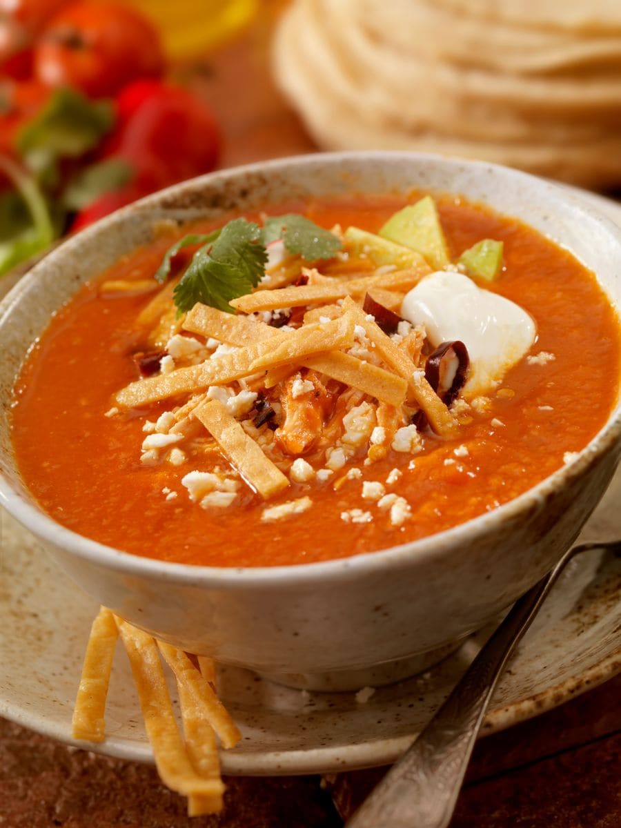 Aztec Soup or Tortilla Soup