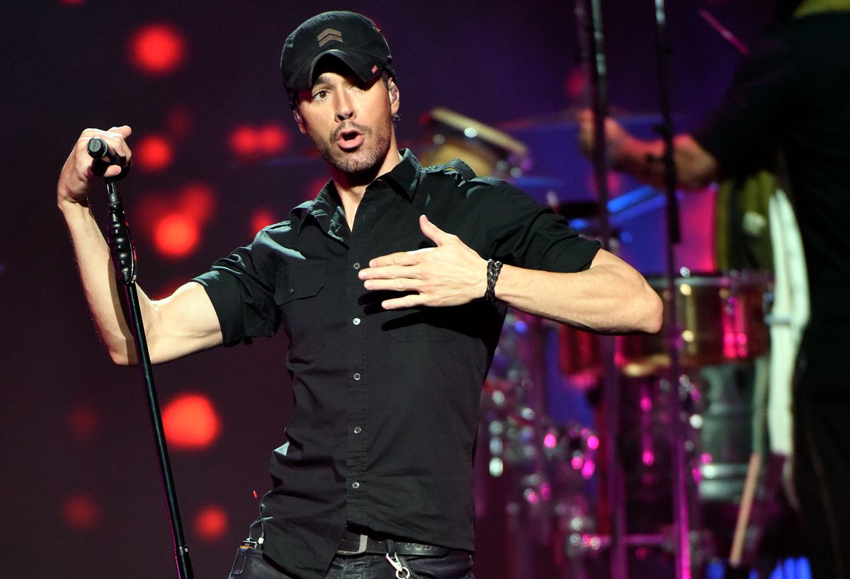 Enrique Iglesias performs in Sacramento, California. 