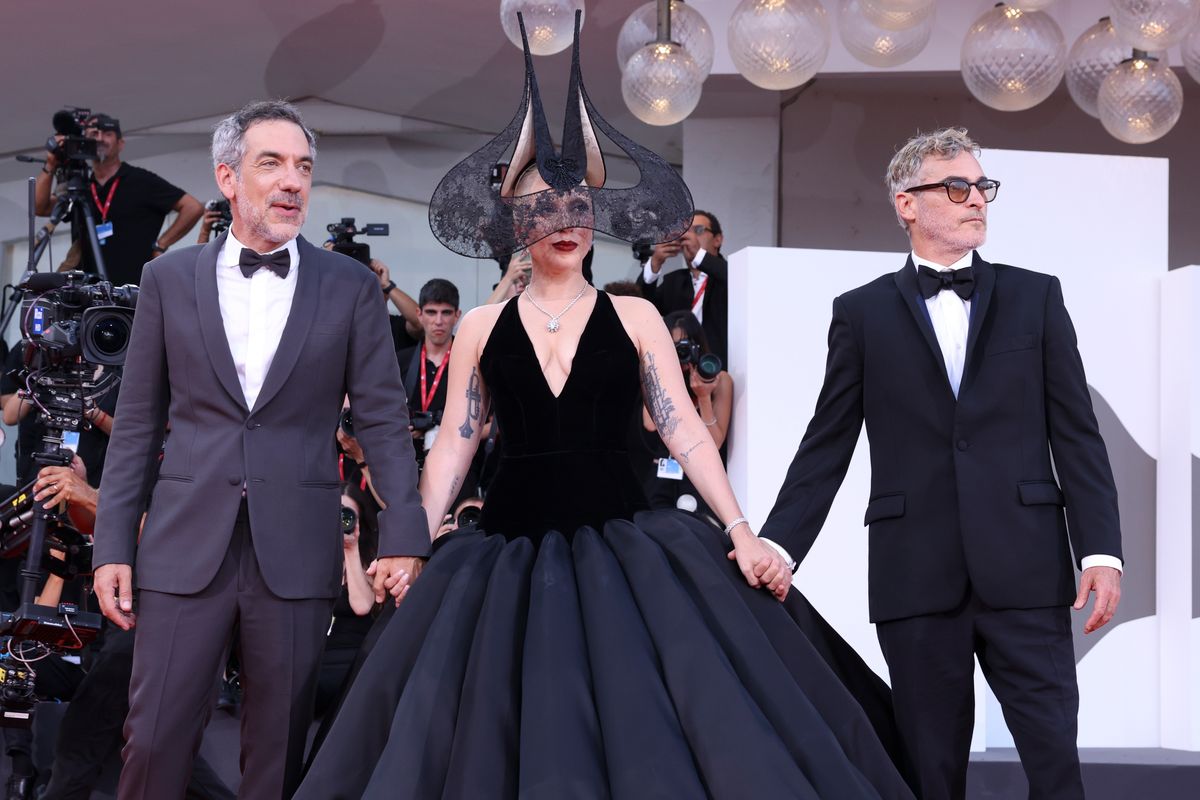 Todd Phillips, Lady Gaga and Joaquin Phoenix