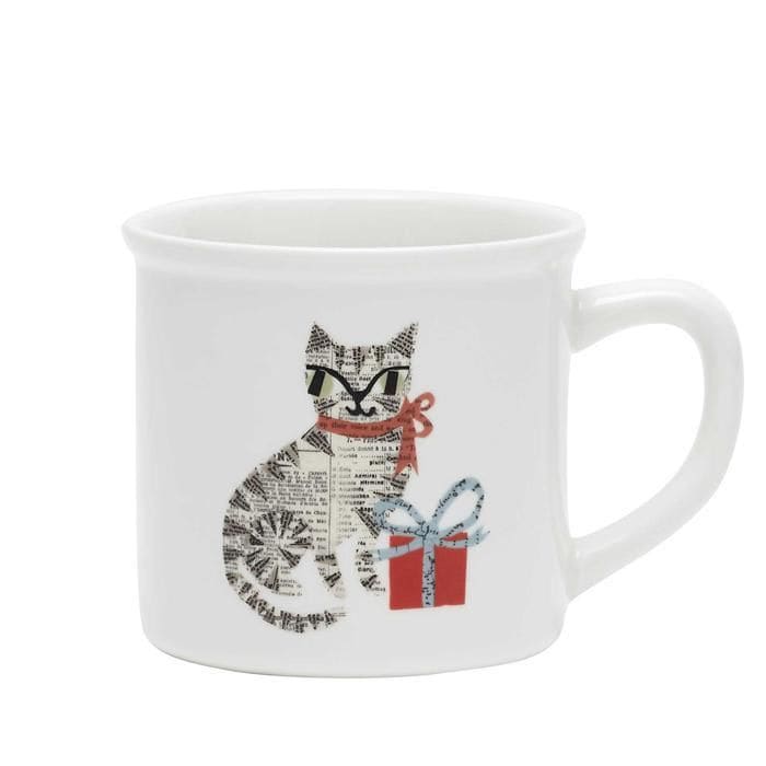 Pottery Barn cat mug