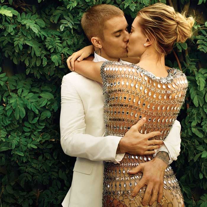 Hailey Baldwin and Justin Bieber Vogue 