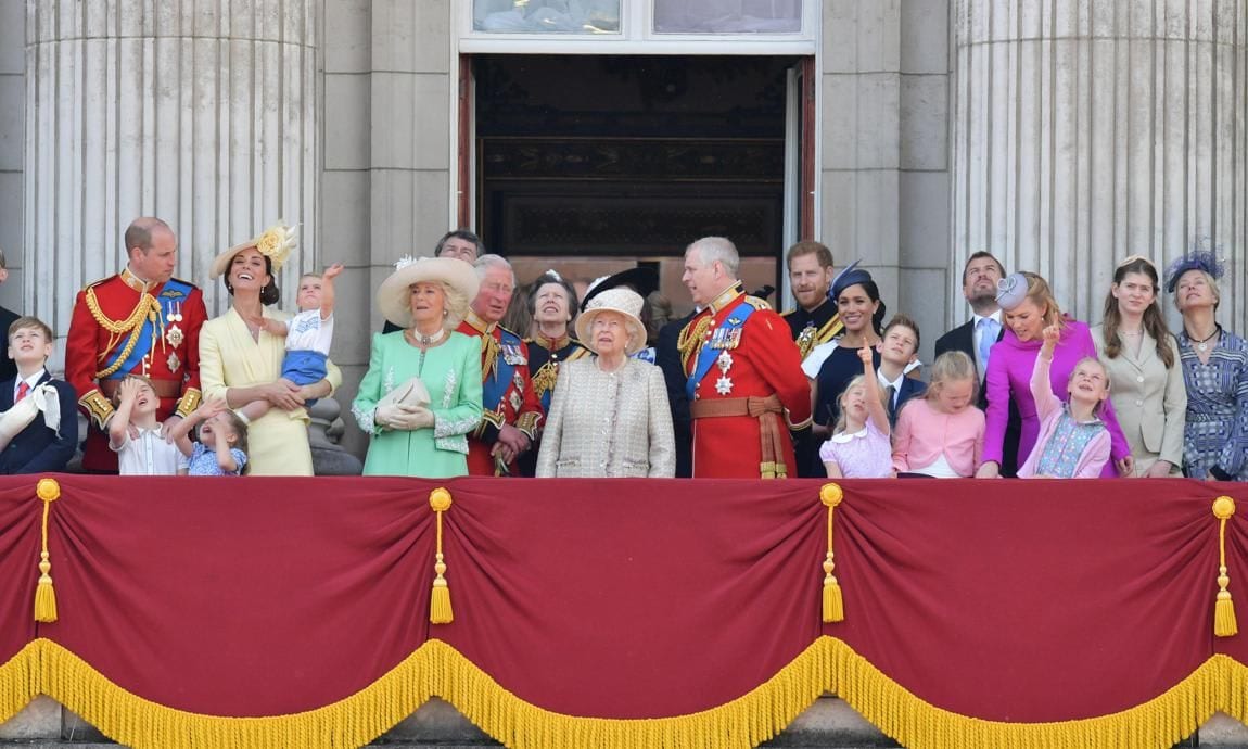 The annual Trooping the Colour in London was canceled due to the COVID 19 pandemic