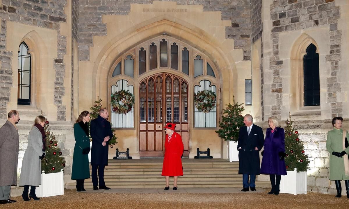 Her Majesty reunited with members of her family ahead of Christmas at Windsor