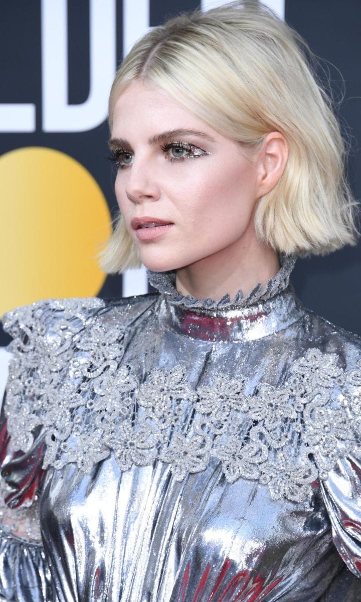 Lucy Boynton attends the 77th Annual Golden Globe Awards