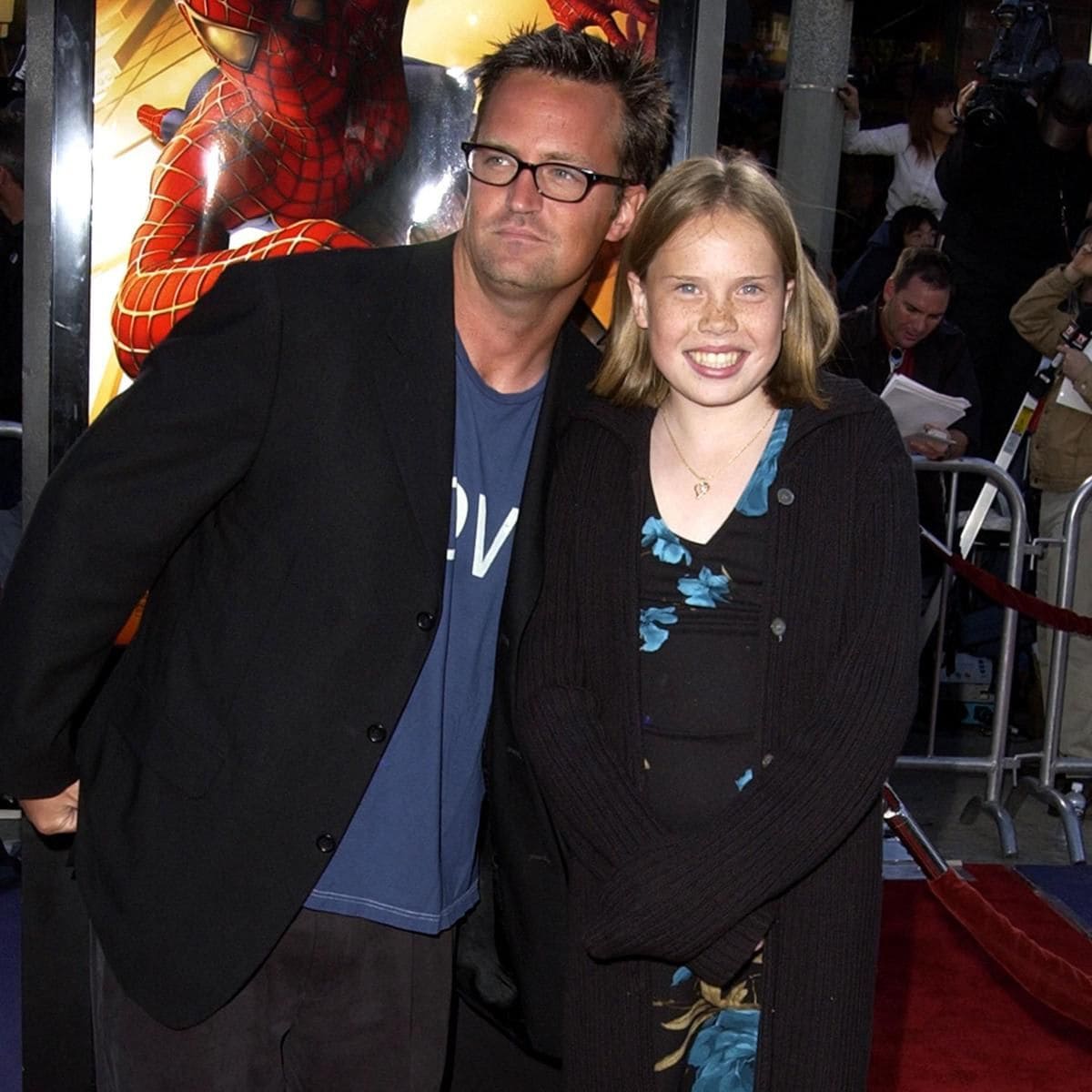 Matthew Perry & sister Madeline during “Spider Man” Premiere