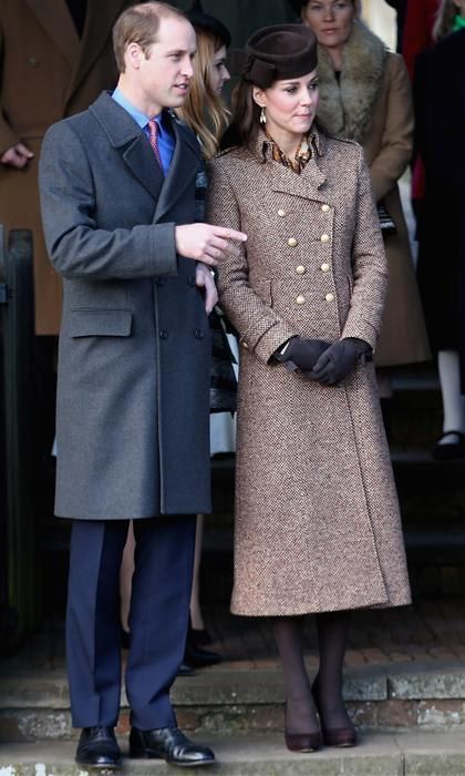 Kate Middleton and Prince William Christmas outfits