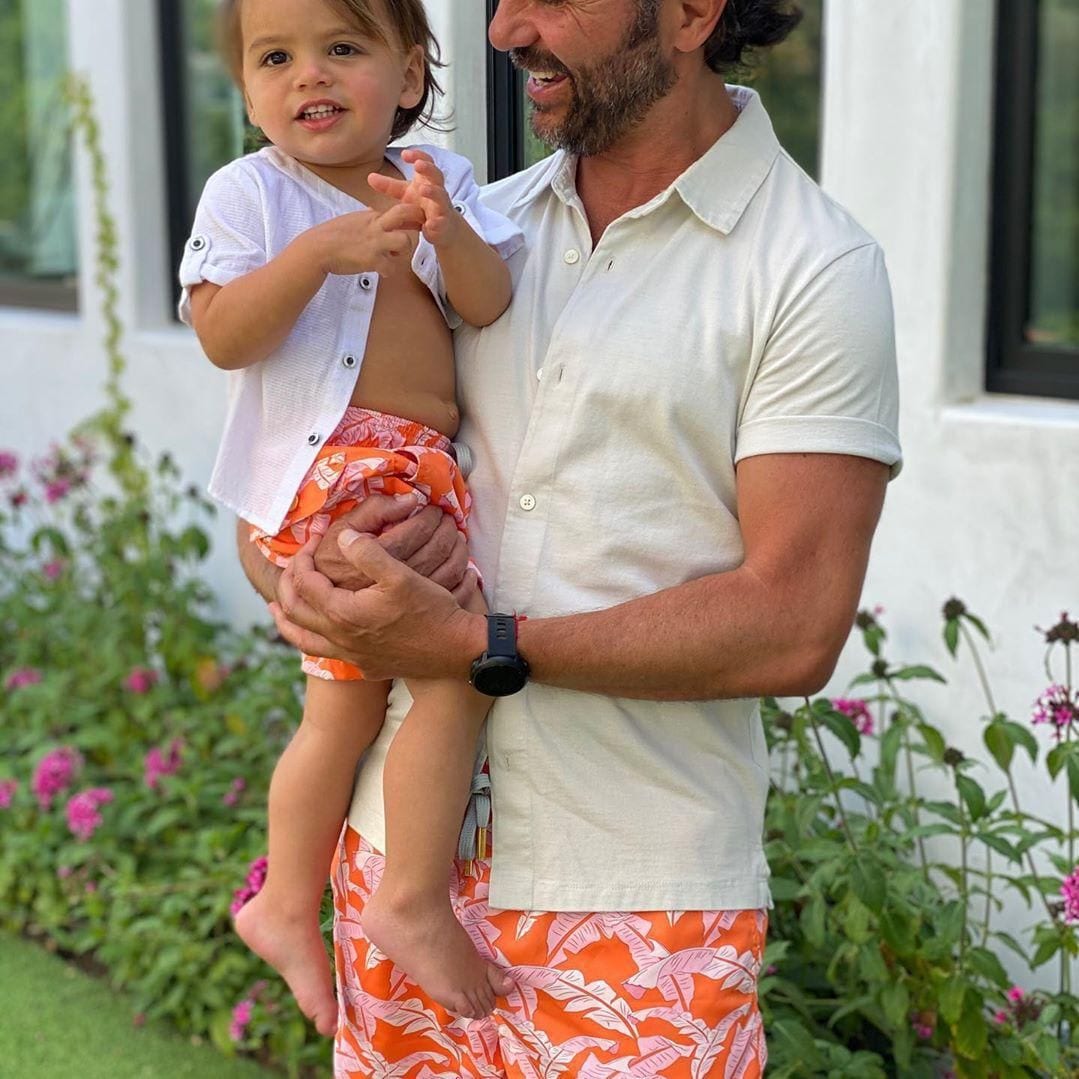 Eva Longoria husband Jose Baston and son Enrique