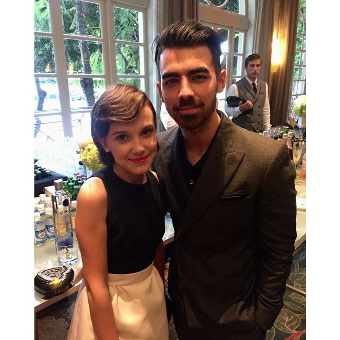 Joe Jonas managed to grab a photo with Eleven herself at the BAFTA tea party in Los Angeles.
Photo: Instagram/@joejonas