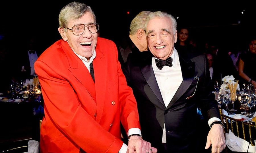 <b>Jerry Lewis - August 20</b>
The famed comedian, seen here with Martin Scorsese in September 2016, died at the age of 91 at his home in Las Vegas. His agent confirmed the news that was reported by the Las Vegas Review-Journal.
Jerry, who was born Joseph Levitch in Newark, New Jersey, dropped out of high school and in the late '40s linked up with Dean Martin. The two became quite the comedic duo.
Jerry was a part of popular hits such as <i>The Bellboy</i>, <i>The Nutty Professor</i>, <i>The King of Comedy</i> and more recently <i>The Trust</i>.
He was also recognized for his philanthropy and started hosting telethons in the 1950s to benefit the Muscular Dystrophy Association. He was honored with the Jean Jersholt Humanitarian Award at the Oscars in 2009 and was nominated for a Nobel Peace Prize for his charity work in 1977.
Throughout his life, he suffered several heart attacks and heart surgery as well as battled prostate cancer and diabetes.
Photo: Getty Images