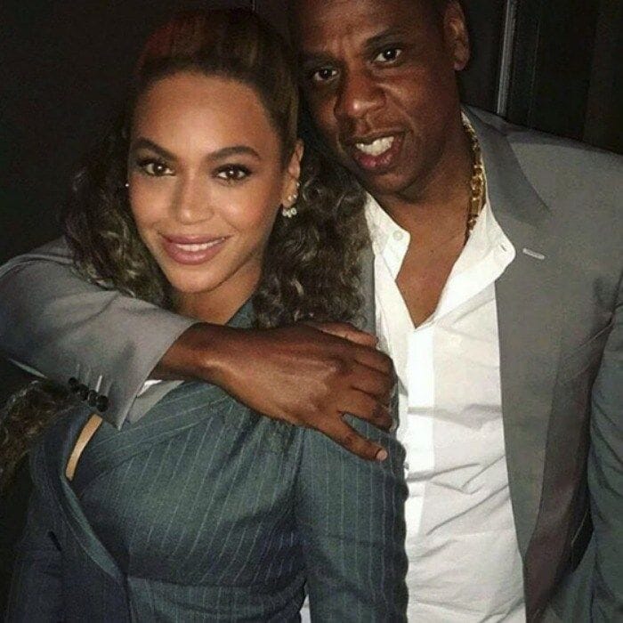 <a href="https://us.hellomagazine.com/tags/1/beyonce/"><strong>Beyonce</strong></a> and Jay Z showed off their matching business savvy when they sported grey suits at the <i>Hands of Stone</i> premiere in NYC. Of course, Queen Bey added a lot of leg to her look, while Jay Z kept it casual.
<br>
Photo: Instagram/@beyonce