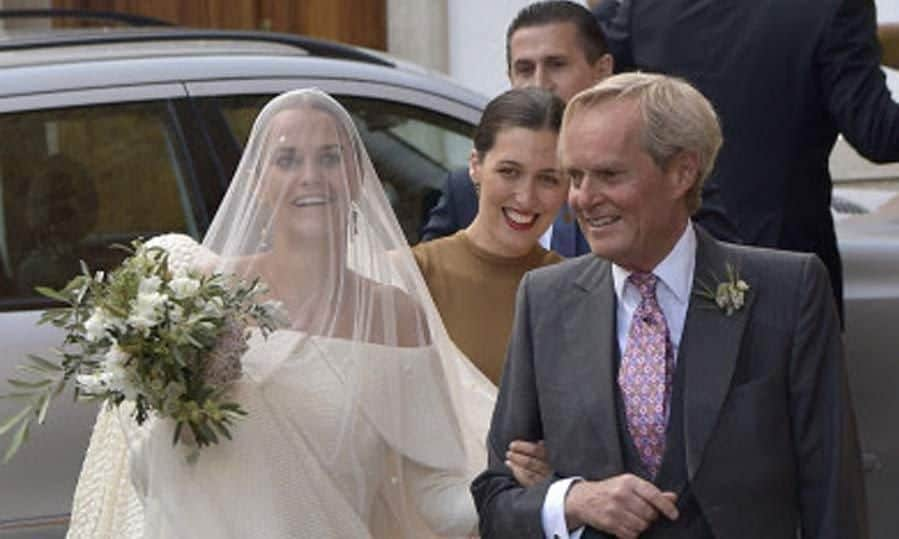 Lady Charlotte Wellesley and Alejandro Santo Domingo marry