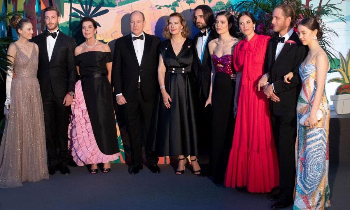 Monaco royals red carpet