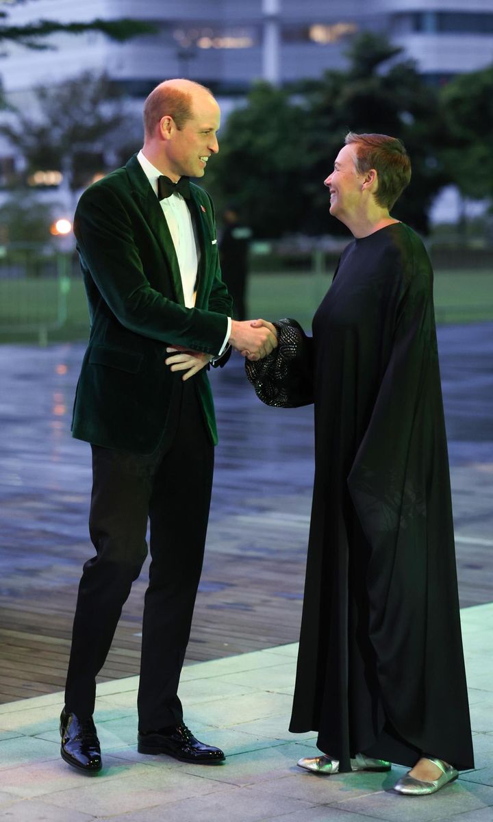 Prince William recycled his green Alexander McQueen blazer for the ceremony on Nov. 7