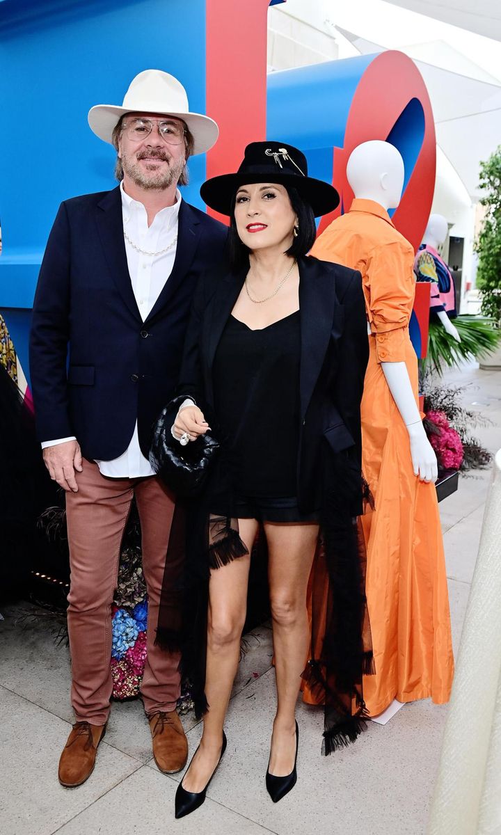 Gladys Tamez with Oliver Wilson at the Sita 1910 Launch at The Peninsula Beverly Hills on August 04, 2022