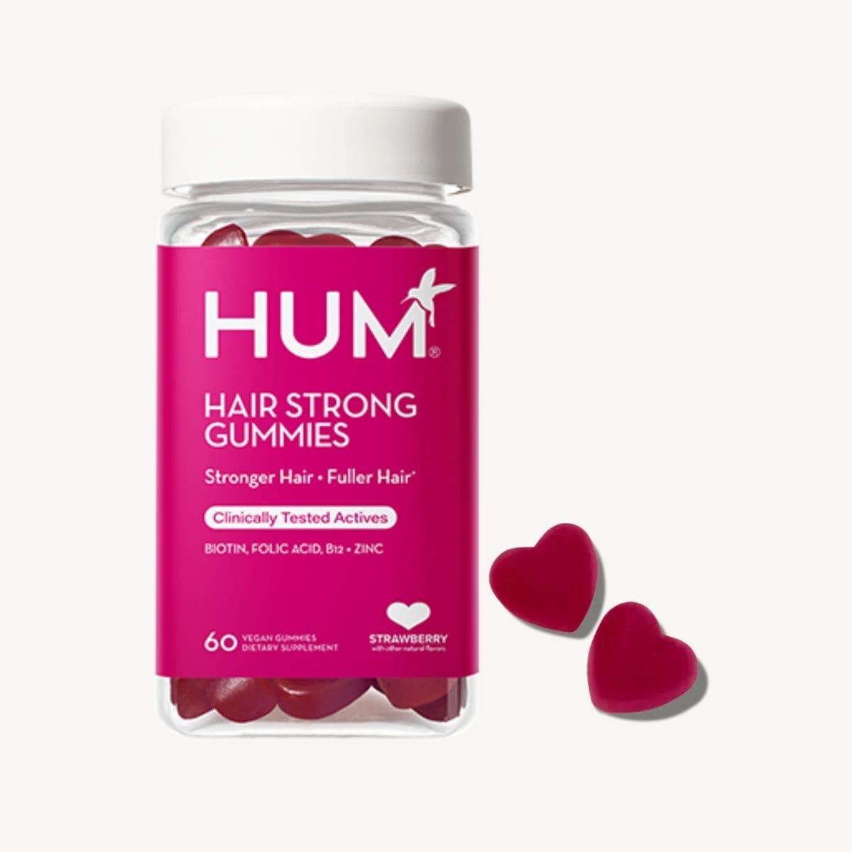 Hair Strong Gummies by HUM Nutrition