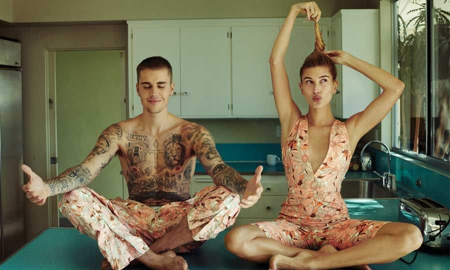 Hailey Baldwin and Justin Bieber Vogue 