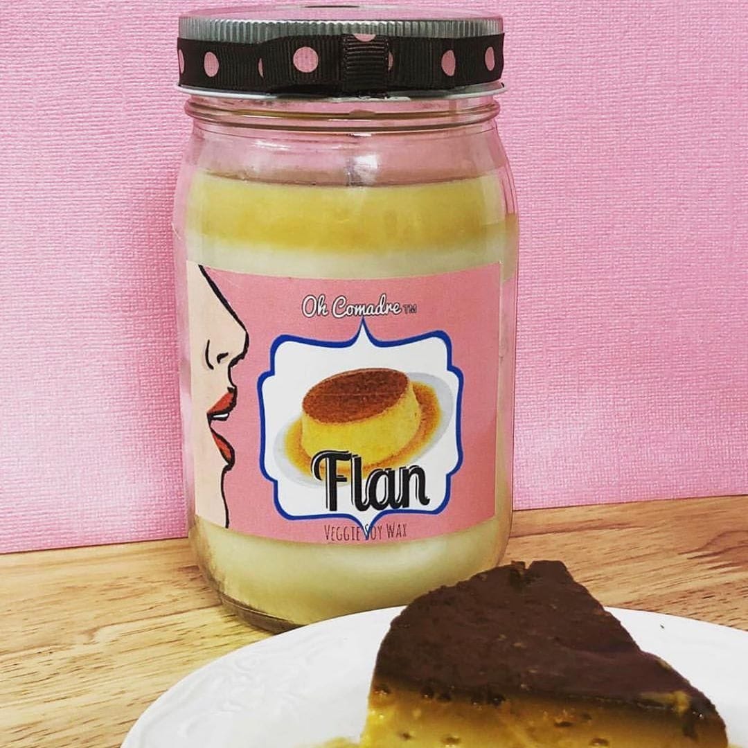 Flan candle