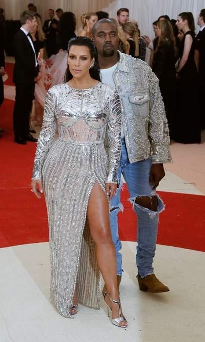 Another gala, another incredible outfit combo! For the 2016 Met Ball the couple coordinated in silver sequinned outfits. The stylish pair both opted to wear support their good friend Olivier Rousteing, creative director for Balmain, and wear pieces made by thr fashion house.
<br>Photo: Getty Images