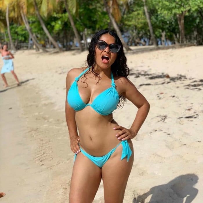 Salma Hayek birthday bikini