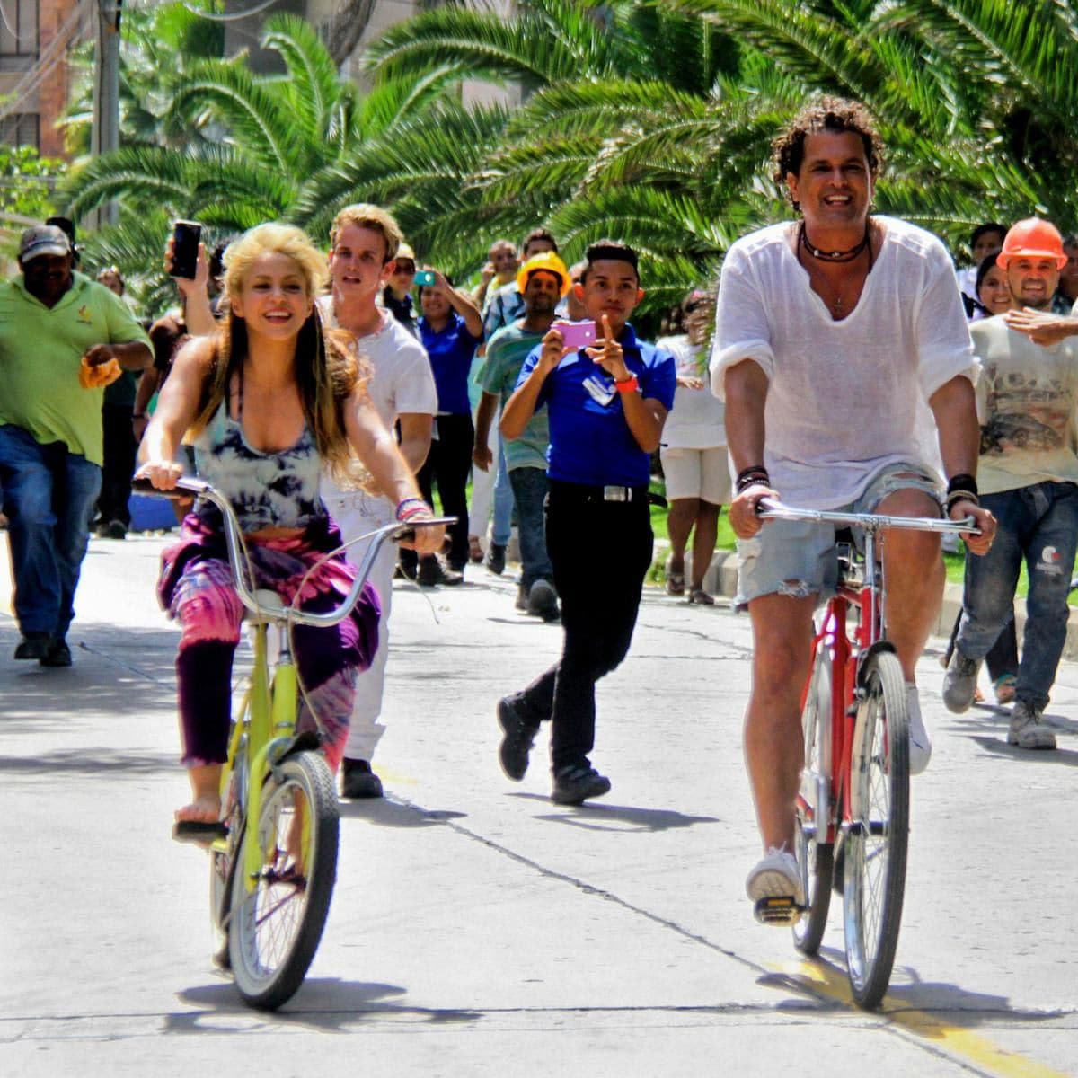 Shakira and Carlos Vives