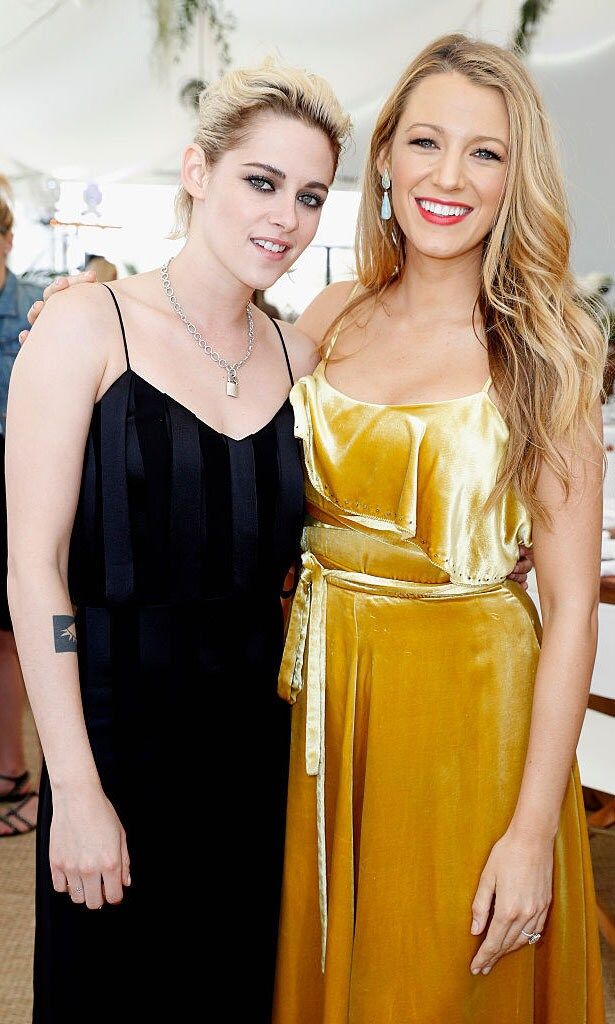 Ladies who lunch! Golden girl Blake Lively (in Valentino), along with her <i>Cafe Society</i> co-star Kristen Stewart, attended an Amazon Studios press luncheon.
<br>
Photo: Getty Images for BCG