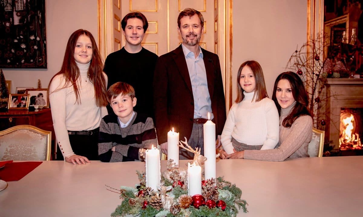 The Danish royal family recorded a video greeting