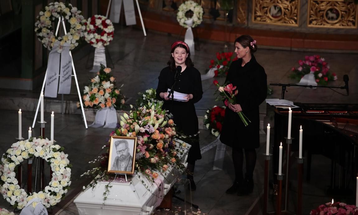 Maud spoke at her father Ari Behn’s funeral in January of 2020