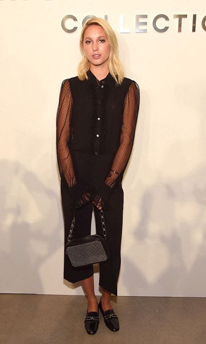 Princess Olympia of Greece channeled her inner New Yorker stepping out in an all-black ensemble for the Michael Kors fashion show.
Photo: Larry Busacca/Getty Images for Michael Kors