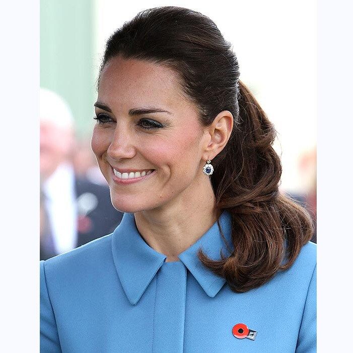 We had major ponytail envy during her and Prince William's royal tour of Australia and New Zealand, when the couple attended an exhibition in Wellington.
<br>
Photo: Getty Images