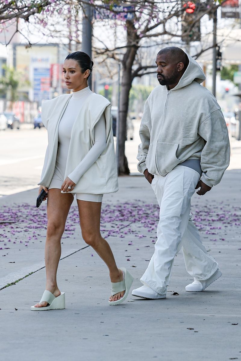 Kanye West and Bianca Censori make a stylish visit to Cienega Med Spa 