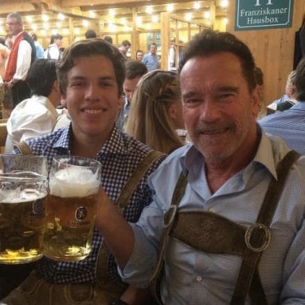 Arnold Schwarzenegger son Joseph Baena