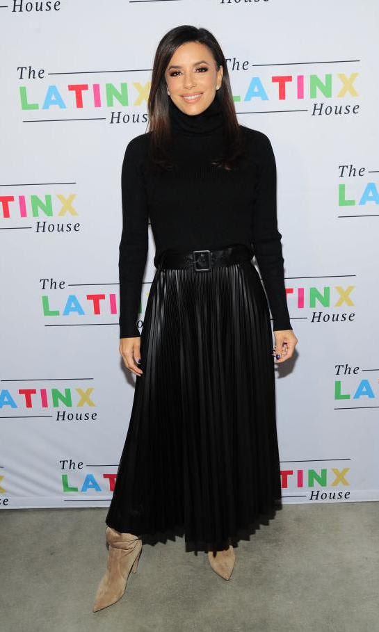 Eva Longoria's total black look