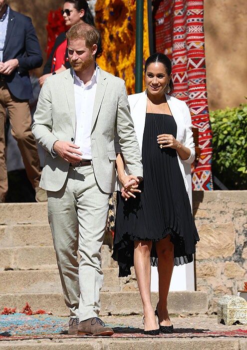 Meghan Markle and Prince Harry in Morocco