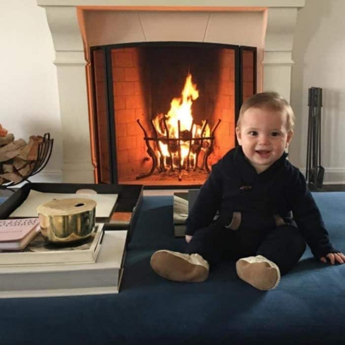 Someone's a big boy! Ivanka celebrated son Theo's latest milestone with a sweet photo of him perched up by a fireplace. The proud mama captioned the photo, "I cannot believe that Theodore is 8 months old today! Happy birthday little teddy bear!"
Photo: Instagram/@ivankatrump