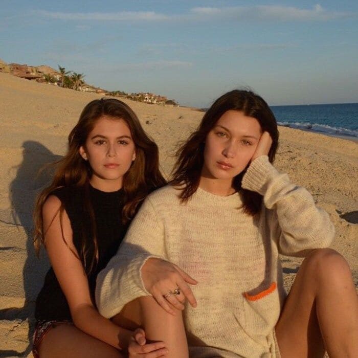 11. Sunset beach pics with her BFFs (like Bella Hadid) check!
<br>
Photo: Presley Gerber