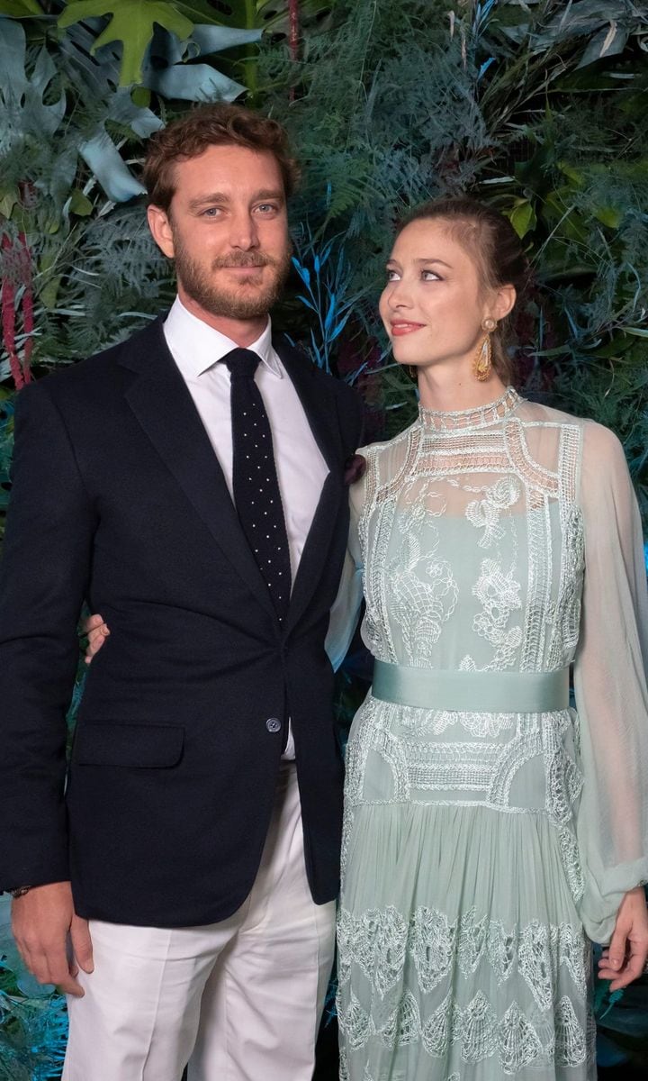 Beatrice looked deeply in love gazing at Pierre while at the Alberta Ferretti Cruise 2020 Collection held at the Monaco Yacht Club in 2019.