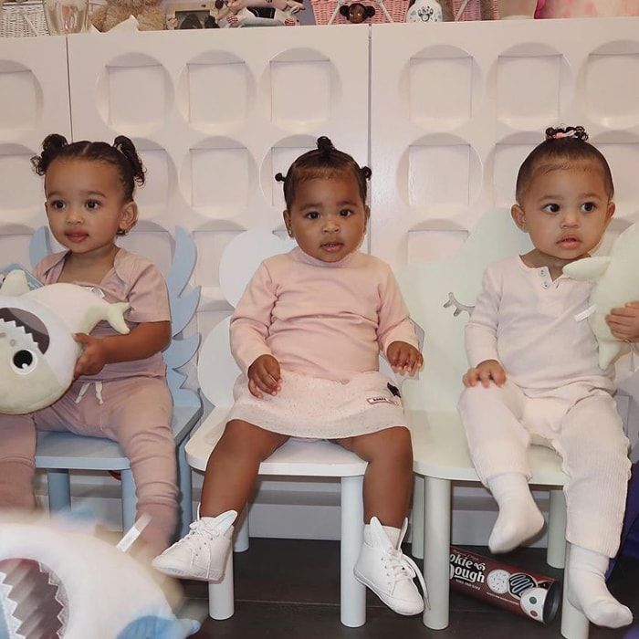 Chicago West, True Thompson and Stormi Webster