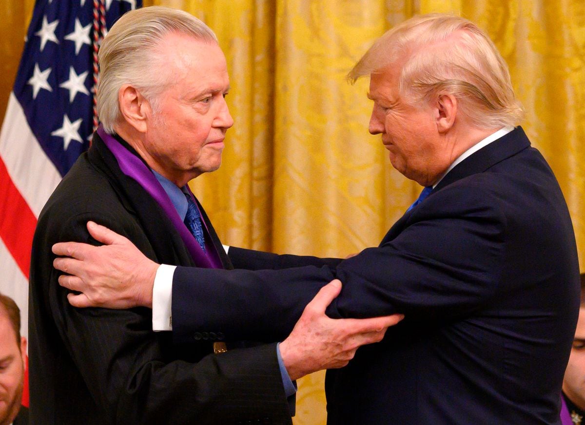 Donald Trump awarded Jon Voight the National Medal of Arts in 2019