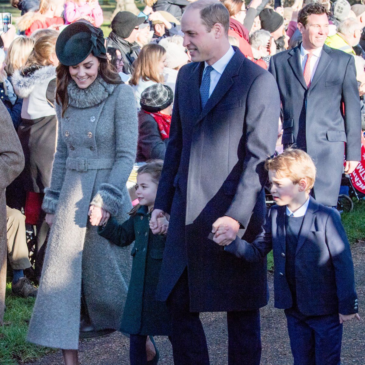 Prince William, Kate Middleton, Princess Charlotte and Prince George joined the Queen and other royals on Christmas Day in 2019